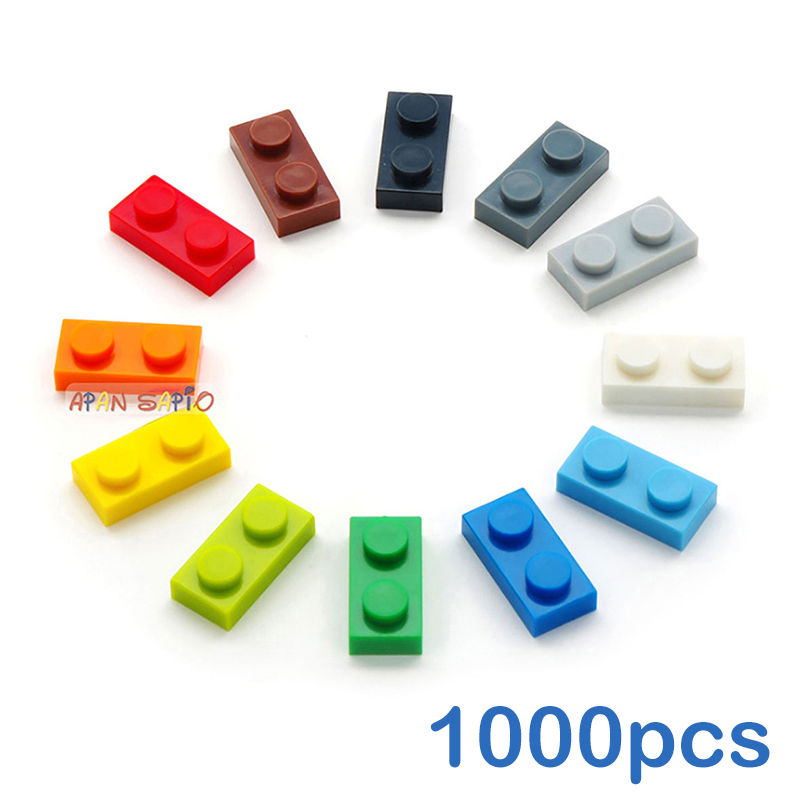 Kids Toys Under 1000 - 1000pcs 1x2 Dots DIY Building Blocks