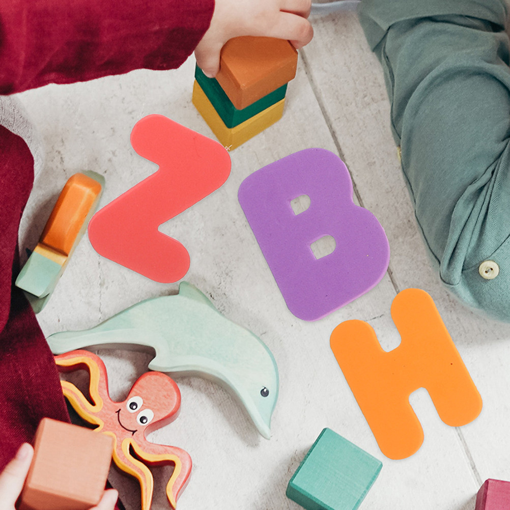 Bath Letter Number Foam - 2Sets Eva Foam Alphabet Number Stickers