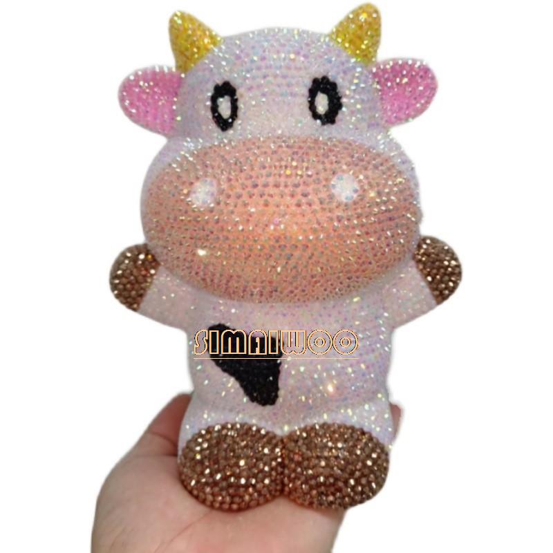 Kids Toys Exhibition - DIY Rhinestone Art Cow Doll Toy