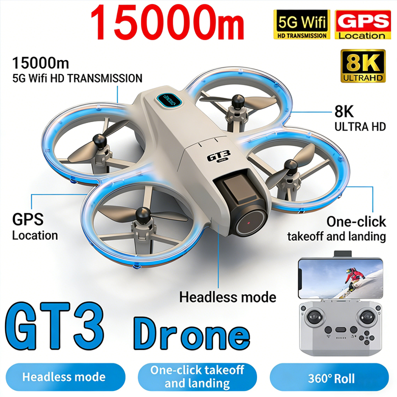 New GT3 MAX Drone 8K HD Aerial - Toys For Kids Video ulasan dan harga