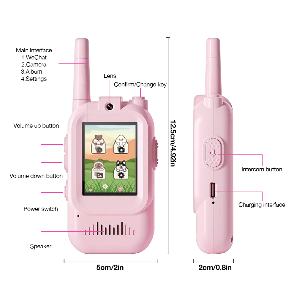 Kids Rechargeable Video Walkie - Toys For Kids Video ulasan dan harga