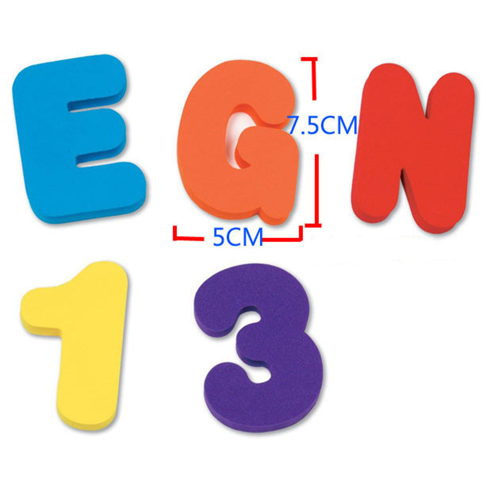 36 Pcs Kids Toys Bath Letter a - Bath Letter Number Foam ulasan dan harga