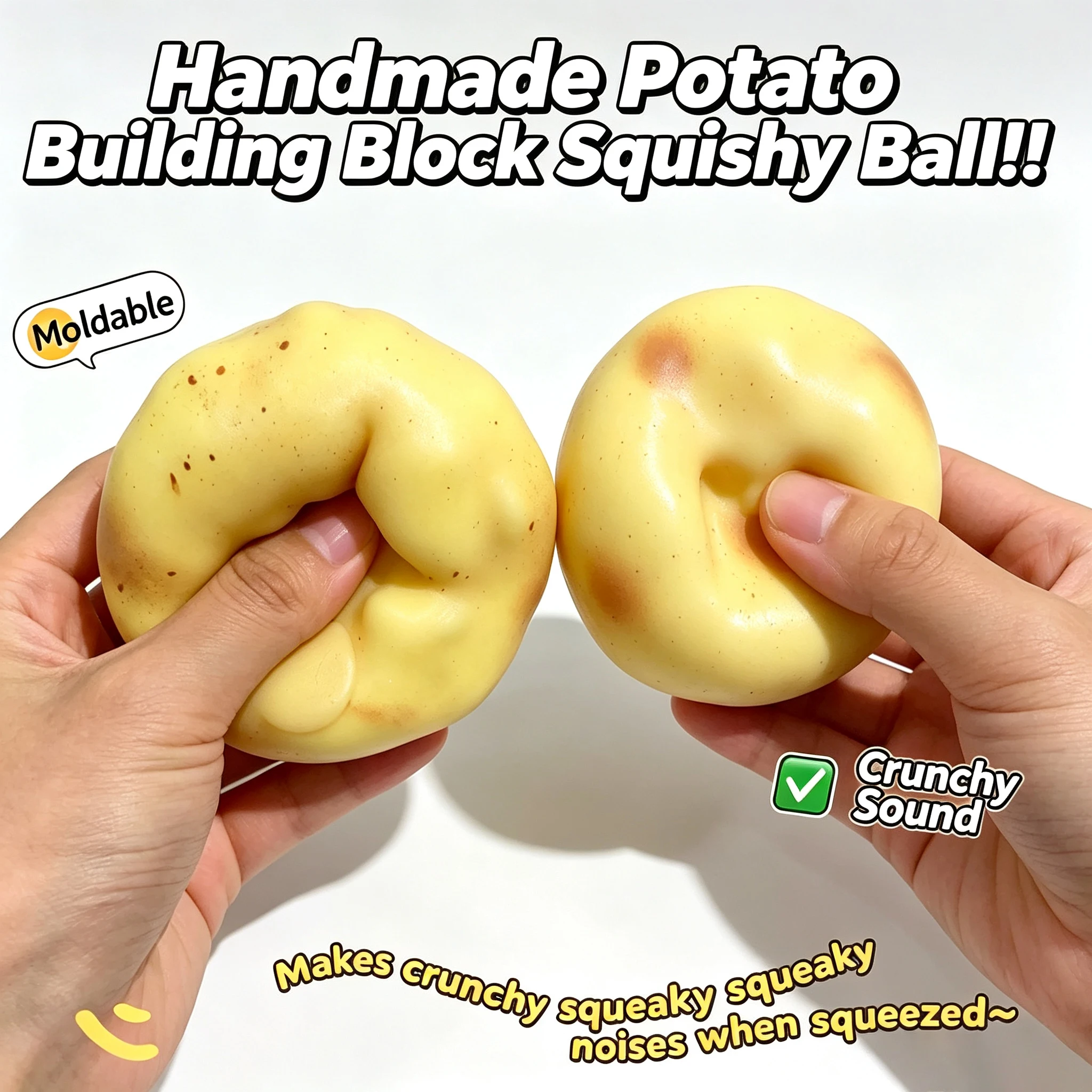 Crunchy Potato Squishy Stress  - Kids' Toys ulasan dan harga