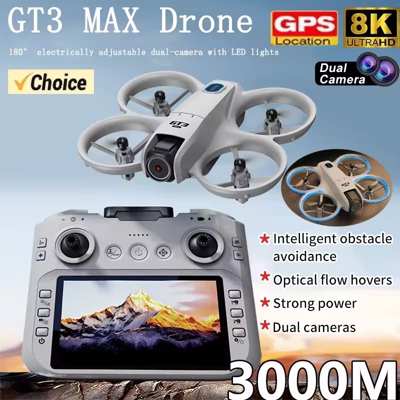 2026 GT3Max HD 8K RC Drone wit - Toys For Kids Video ulasan dan harga