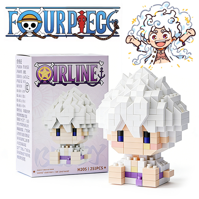 One Piece Anime Sun God Nika L - Kids Toys Blocks ulasan dan harga
