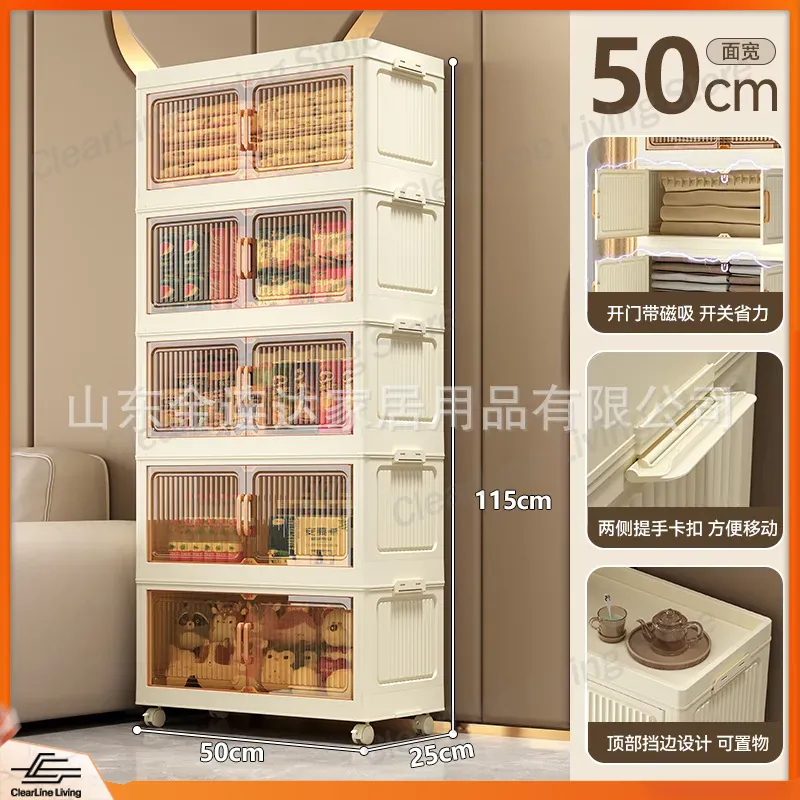 Foldable Storage Cabinet for H - Kids Toys Rental ulasan dan harga