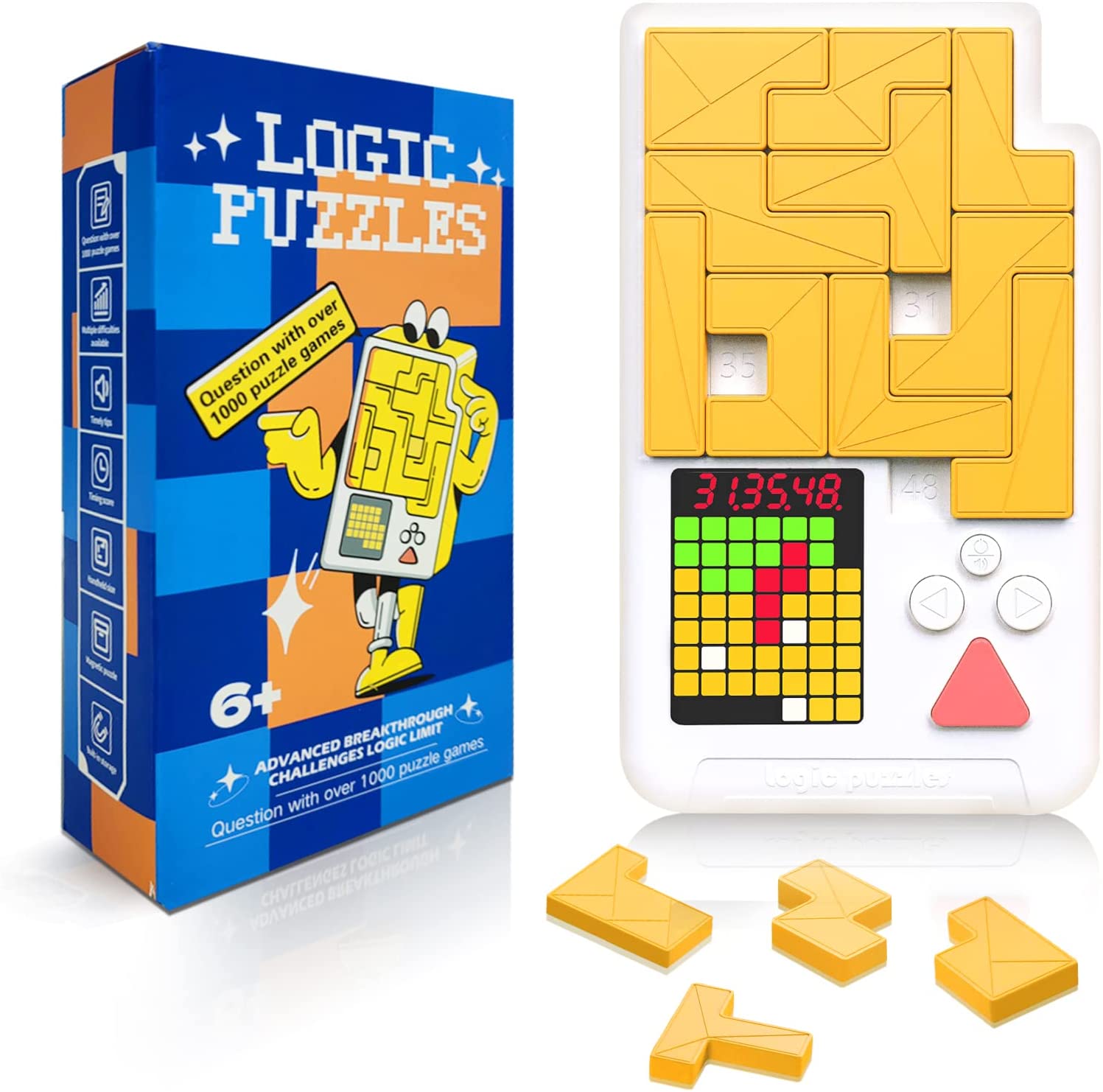 Magnetic Logic Jigsaw Handheld - Kids Toys Under 1000 ulasan dan harga