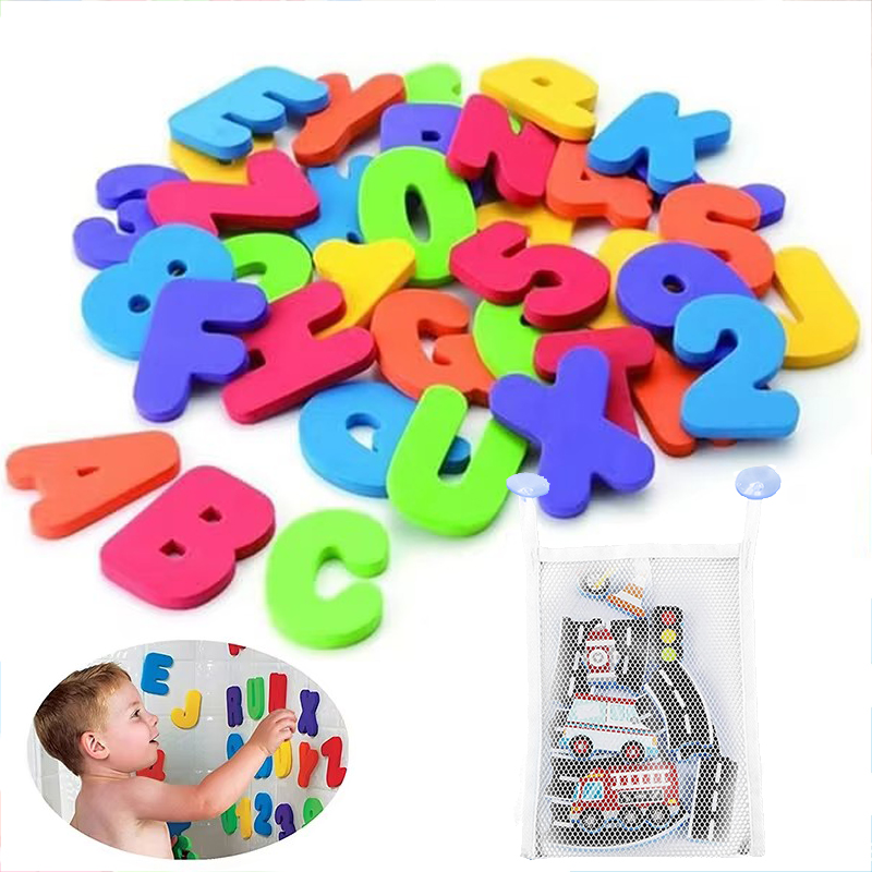 Children Bath Toys Foam Fun Fl - Bath Letter Number Foam ulasan dan harga