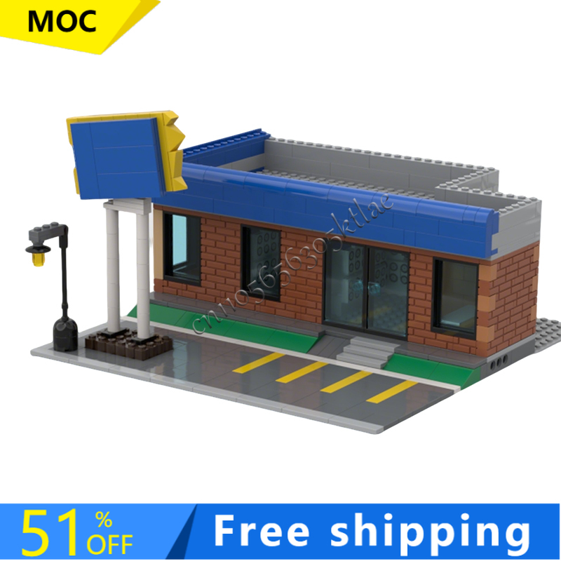 717PCS MOC City Street Views M - Kids Toys Rental ulasan dan harga
