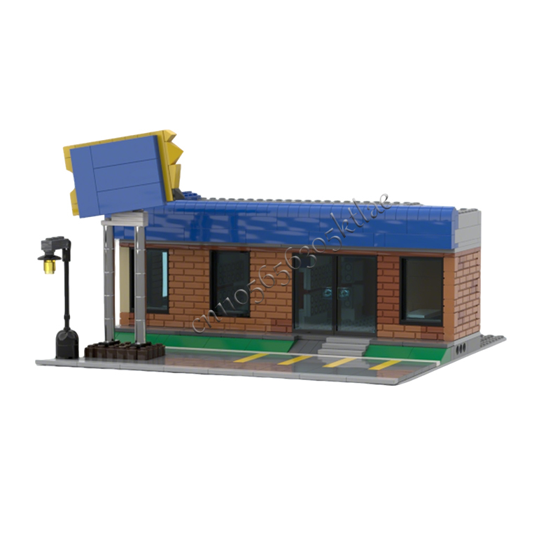 717PCS MOC City Street Views M - Kids Toys Rental ulasan dan harga