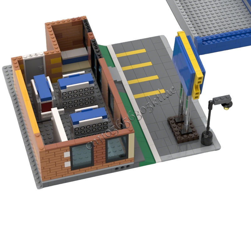 717PCS MOC City Street Views M - Kids Toys Rental ulasan dan harga