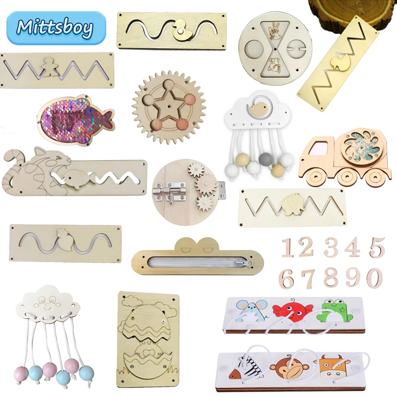 DIY Busy Board Montessori Educ - Kids Zipper Toys ulasan dan harga