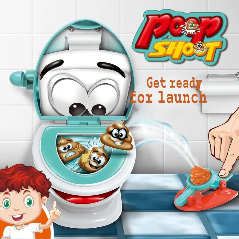 Poop Game Toilet Toy with 12 P - Kids Toys Under $20 ulasan dan harga