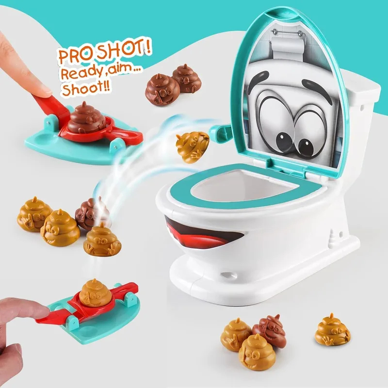 Poop Game Toilet Toy with 12 P - Kids Toys Under $20 ulasan dan harga