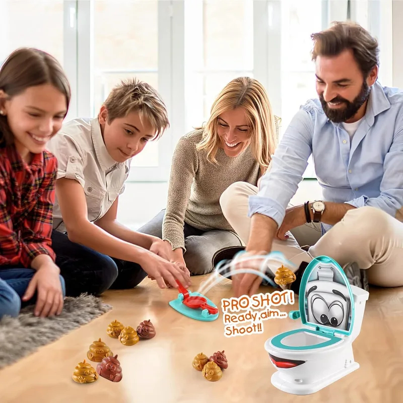 Poop Game Toilet Toy with 12 P - Kids Toys Under $20 ulasan dan harga