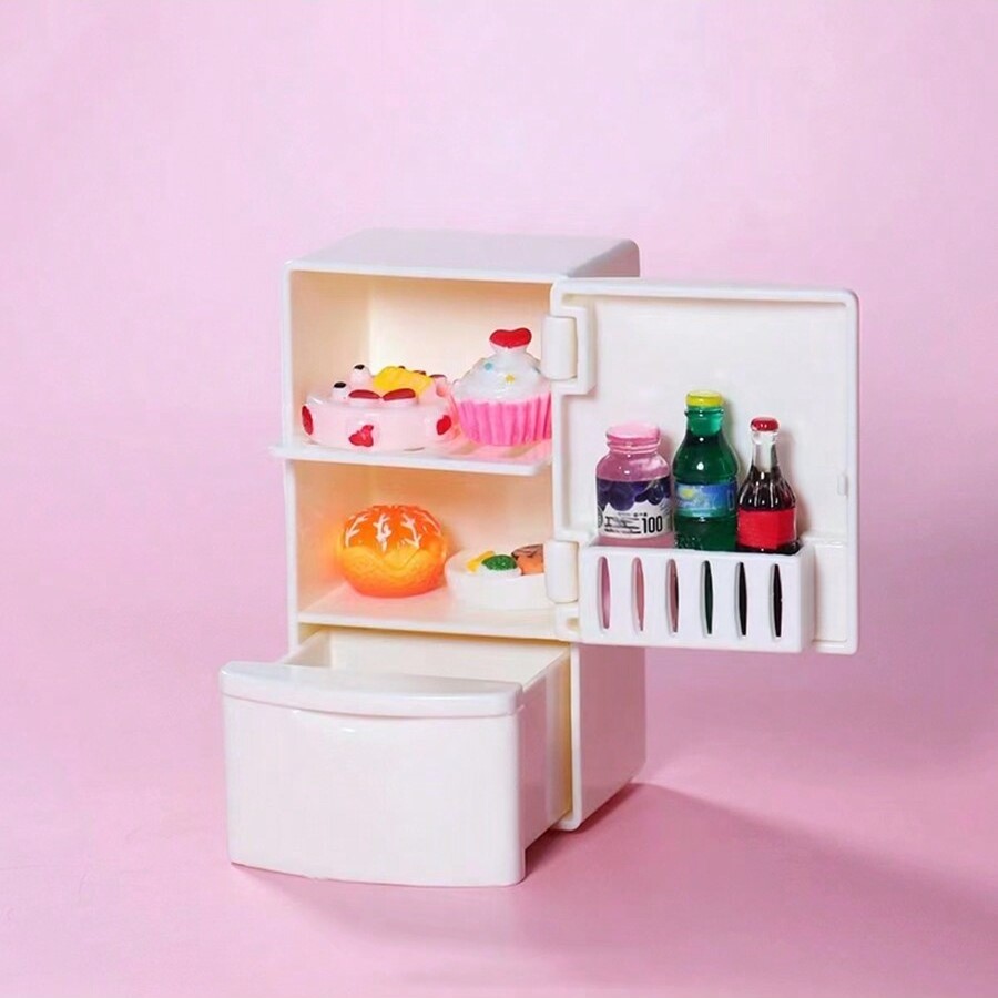 Dollhouse Miniature Refrigerat - Dollhouse Furniture Set ulasan dan harga
