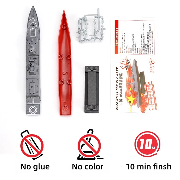 8pcs/set 4D Assembly Warship S - Kids Toys Under 1000 ulasan dan harga