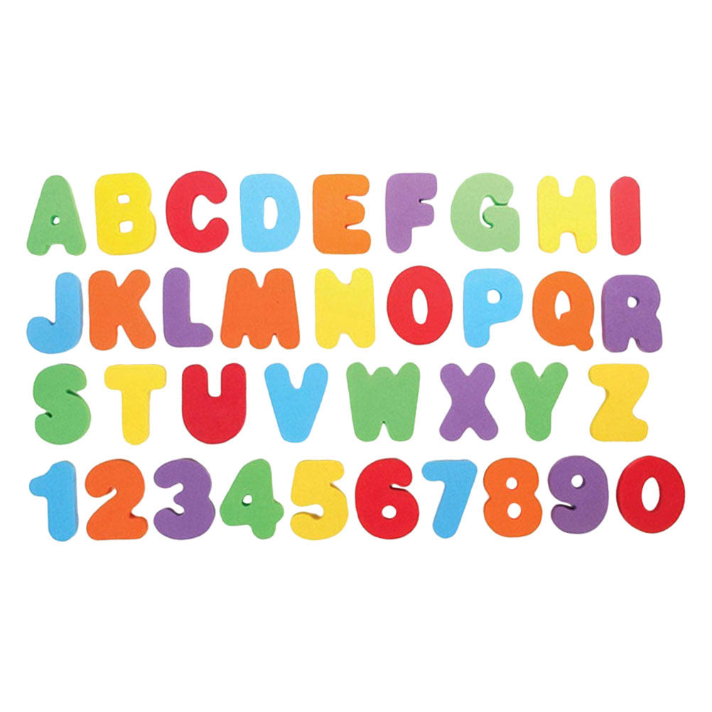 1Set Alphabet Number Bath Play - Bath Letter Number Foam ulasan dan harga