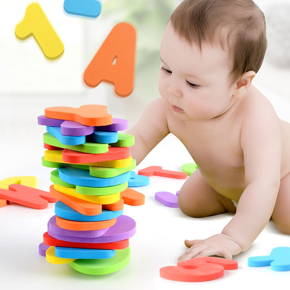 1Set Alphabet Number Bath Play - Bath Letter Number Foam ulasan dan harga