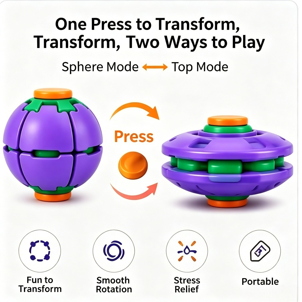 Transforming Fidget Spinner Ba - Kids' Toys ulasan dan harga