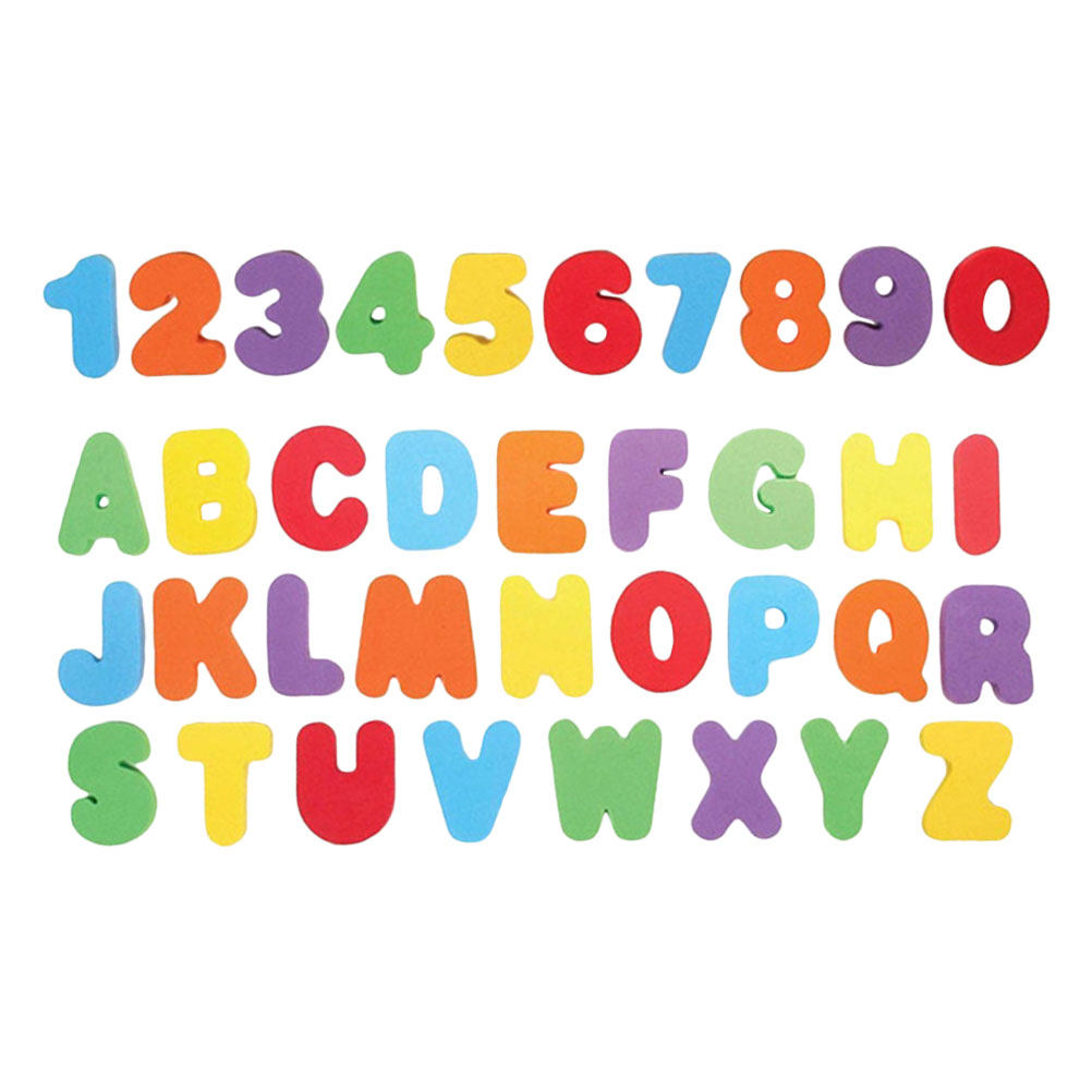 1Set Foam Alphabet and Number  - Bath Letter Number Foam ulasan dan harga