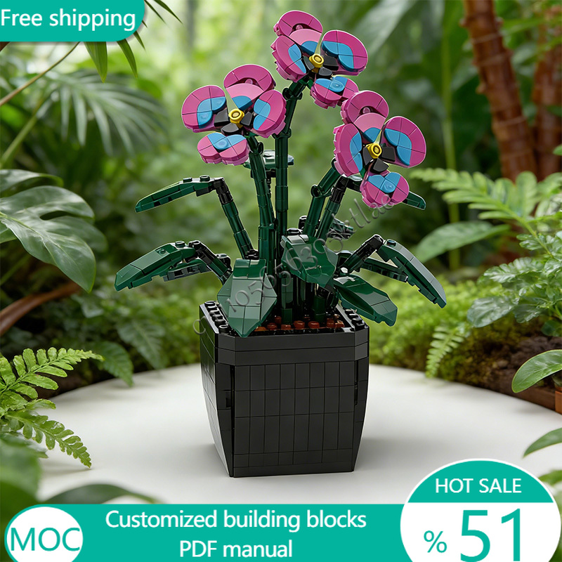 511 PCS Flowers Garden Pansies - Kids Toys Blocks ulasan dan harga