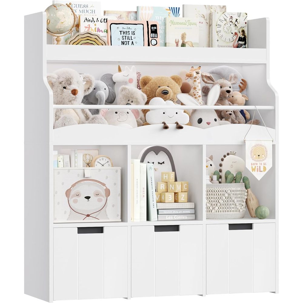 Kids Toy Storage Organizer wit - Kids' Toys ulasan dan harga