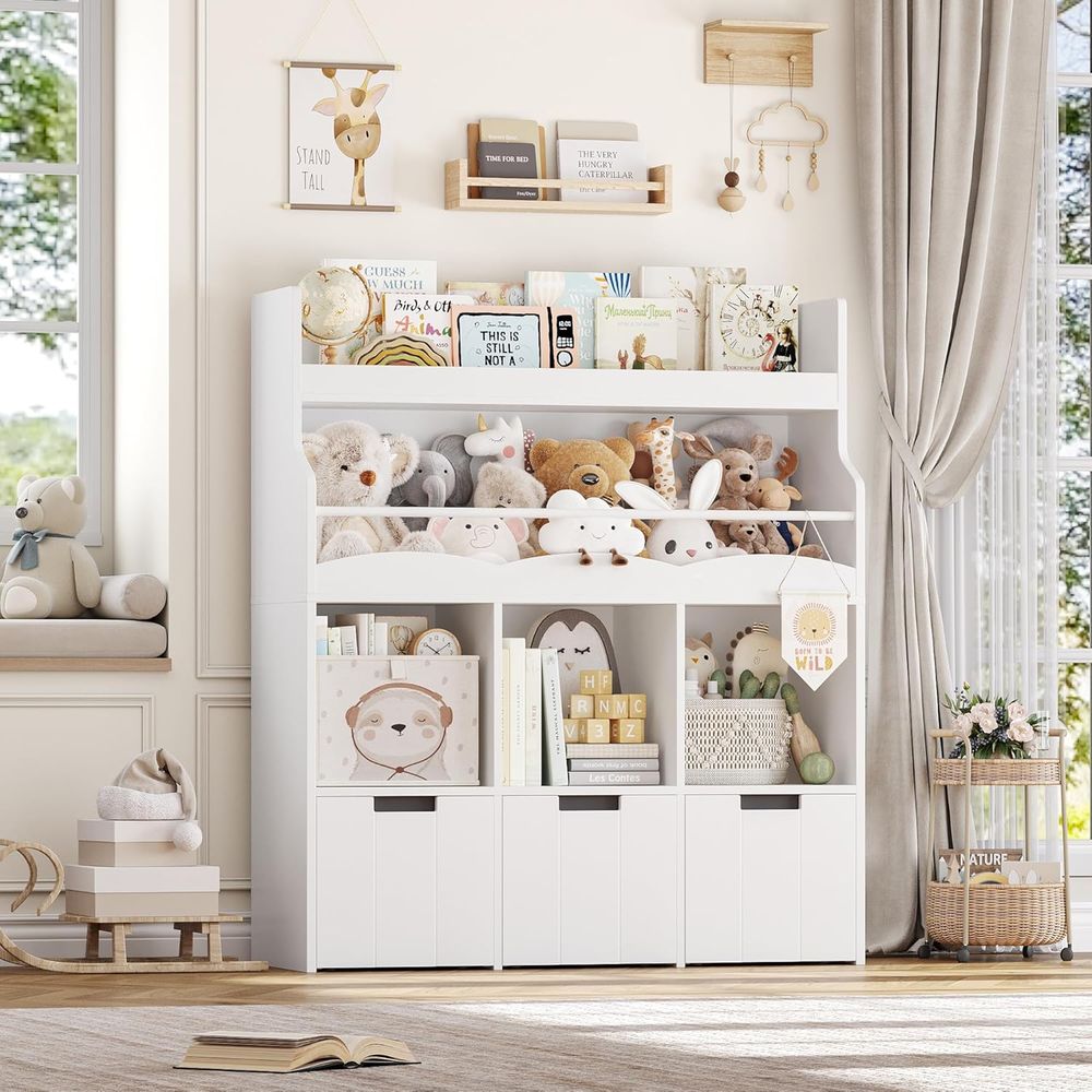 Kids Toy Storage Organizer wit - Kids' Toys ulasan dan harga