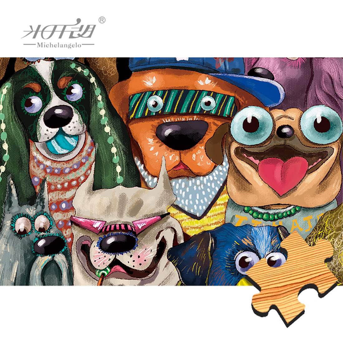 Michelangelo Wooden Jigsaw Puz - Kids Toys Under 1000 ulasan dan harga