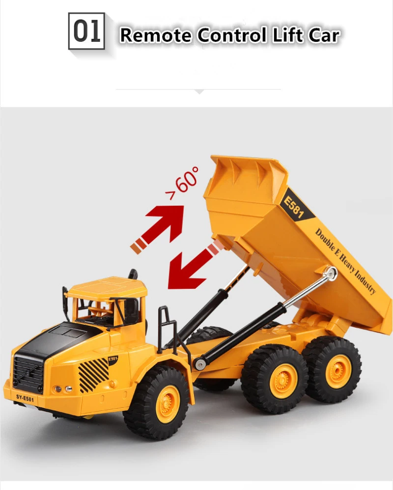Remote Control Dump Truck RC 1 - Kids Toys Under $20 ulasan dan harga