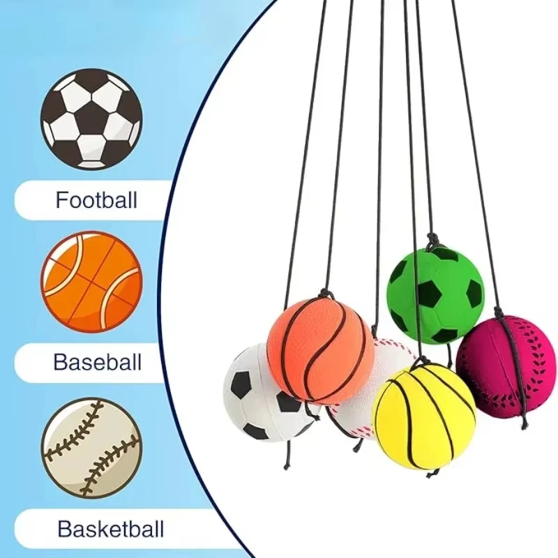 Elastic Return Sponge Ball Nyl - Kids Yoga Toys ulasan dan harga