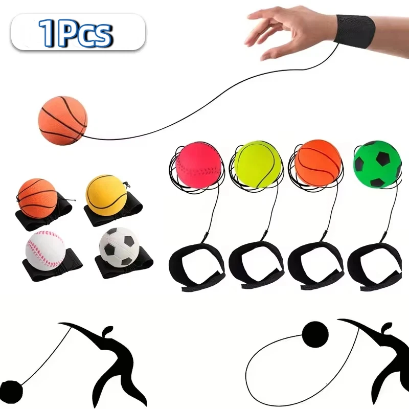 Elastic Return Sponge Ball Nyl - Kids Yoga Toys ulasan dan harga