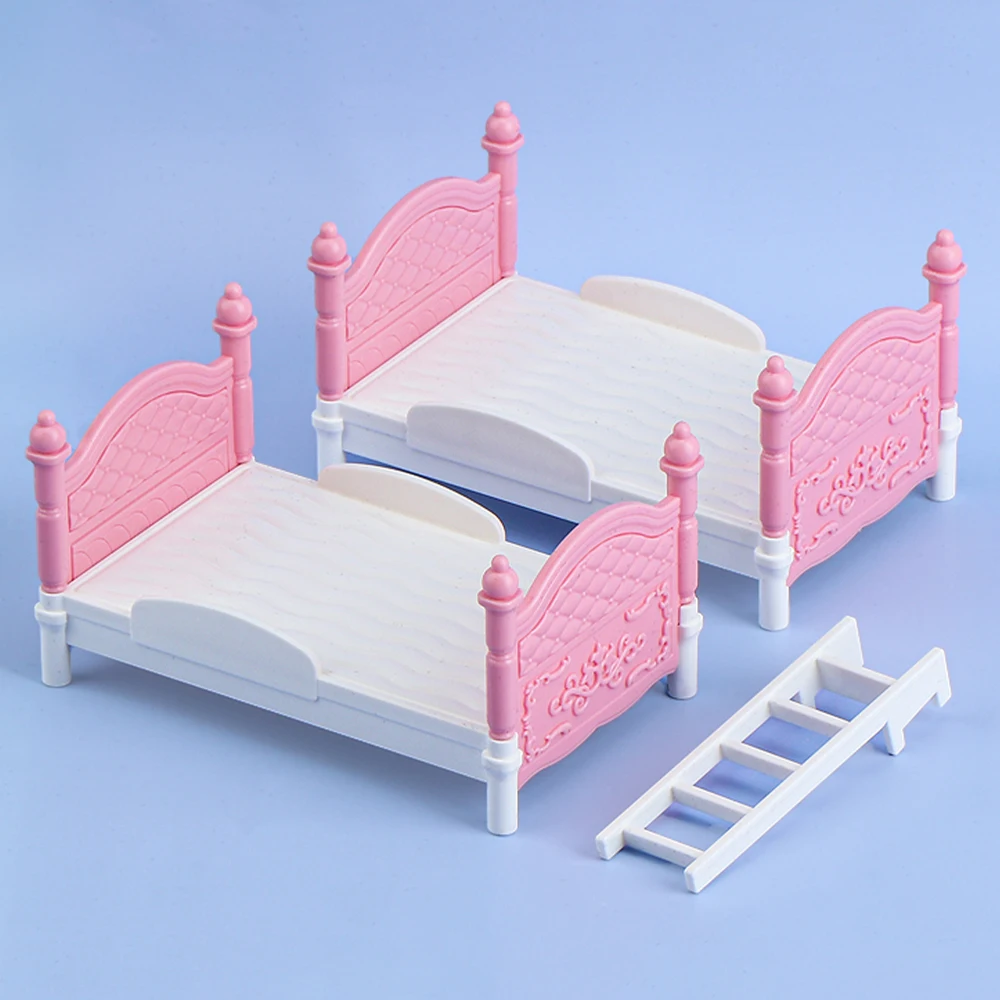 Miniature Dollhouse Double Bed - Dollhouse Furniture Set ulasan dan harga