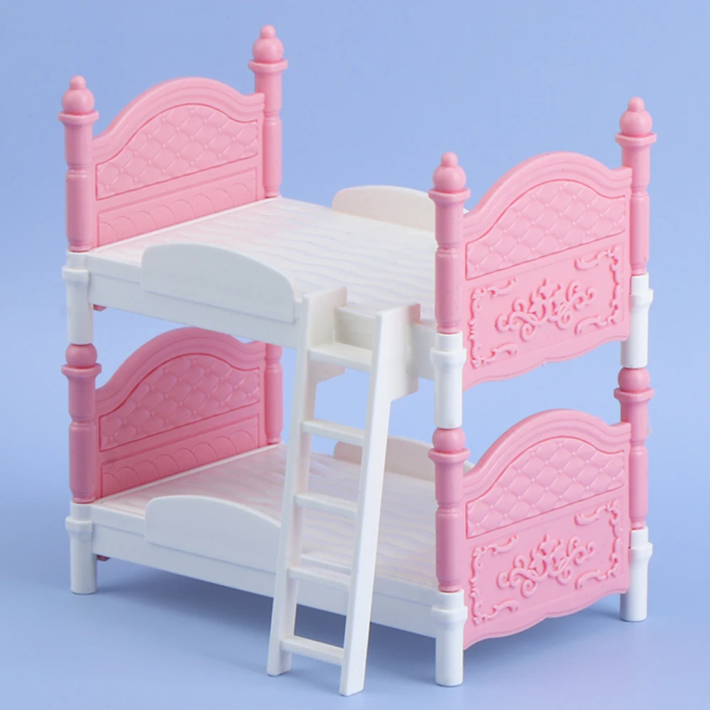 Miniature Dollhouse Double Bed - Dollhouse Furniture Set ulasan dan harga