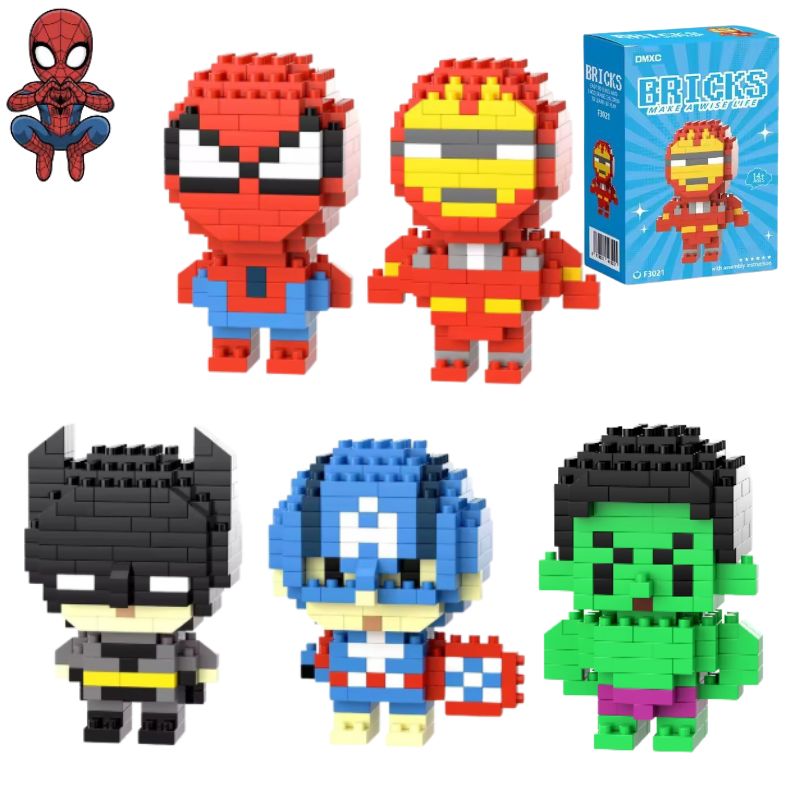 BANDAI Marvel Spider Man Deadp - Kids Toys Blocks ulasan dan harga