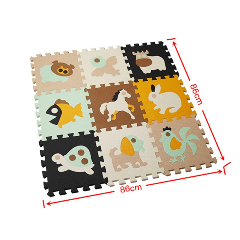 Animal Pattern Baby Play Mat P - Kids Yoga Toys ulasan dan harga