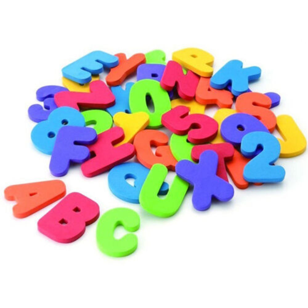 36 pcs New for Unisex   Teachi - Bath Letter Number Foam ulasan dan harga