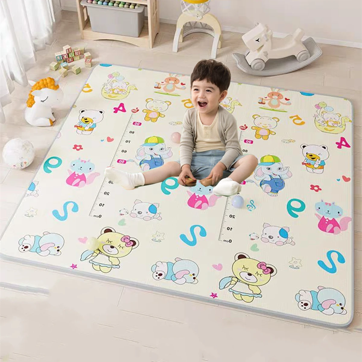 Baby Play Mat Waterproof Soft  - Kids Yoga Toys ulasan dan harga