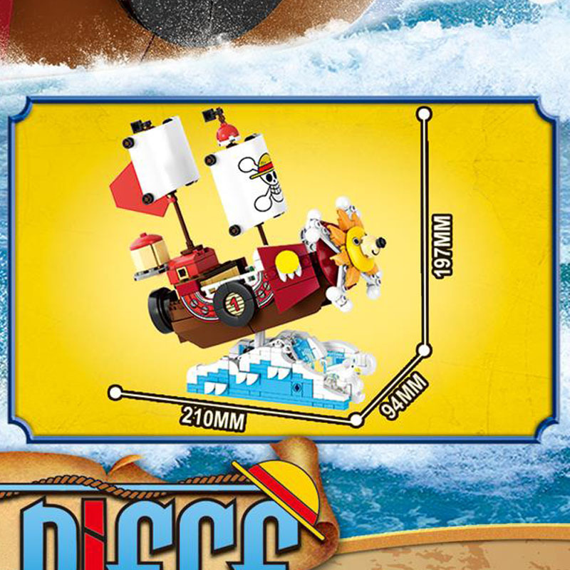 In Stock One Piece Pirate Ship - Kids Toys Blocks ulasan dan harga