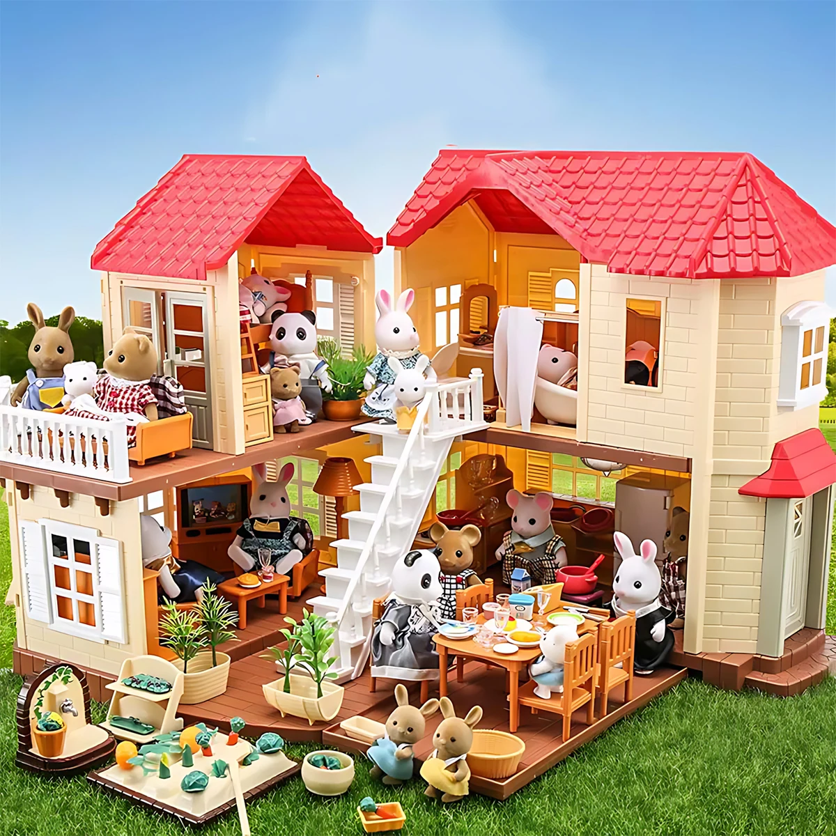 Miniature Furniture 1:12 Dollh - Dollhouse Furniture Set ulasan dan harga