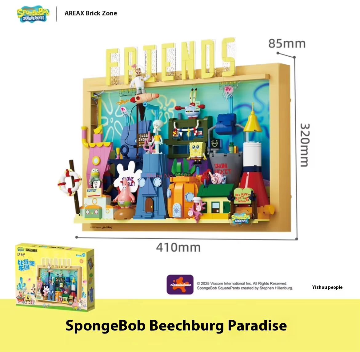 Official Area-X Spongebob Squa - Kids Toys Blocks ulasan dan harga
