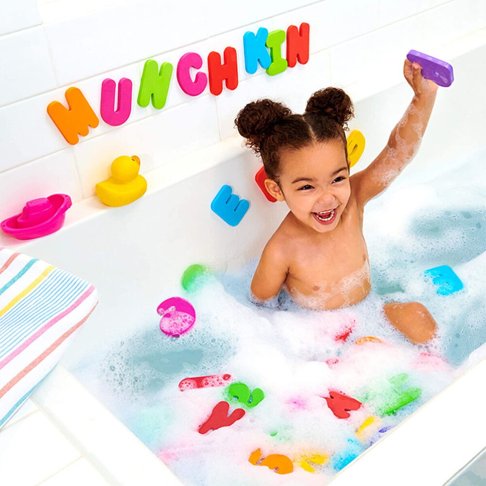 36 pcs Sticker Game Swimming P - Bath Letter Number Foam ulasan dan harga